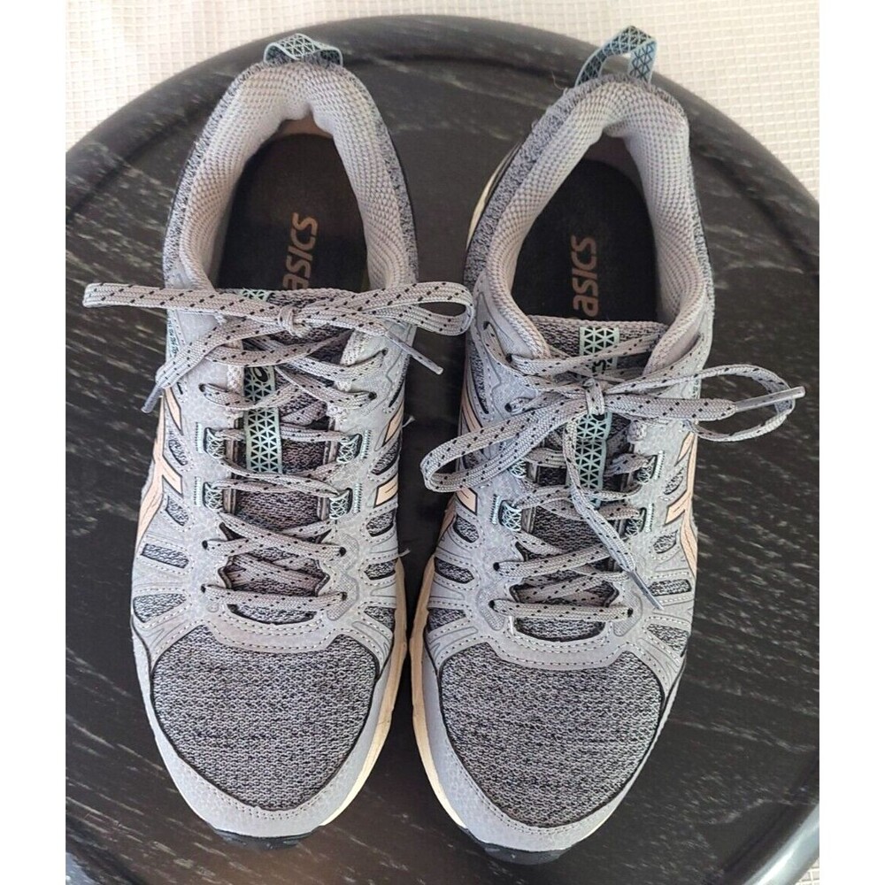ASICS Gel-Venture 7 Womens Size 8.5 Trail Running Shoes 1012A627 Gray Sneakers - Picture 5 of 12